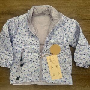 Floral Kids Puffer Jacket